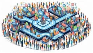 Illustration of search intent and Google Ads capturing demand